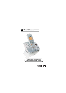 Manual de uso Philips CD2350S Teléfono inalámbrico