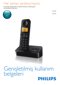 Bedienungsanleitung Philips D2653B Schnurlose telefon