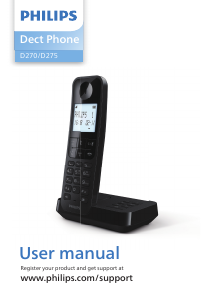 Manual Philips D2701B Wireless Phone