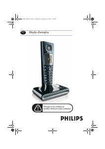 Mode d’emploi Philips ID9371B Téléphone sans fil