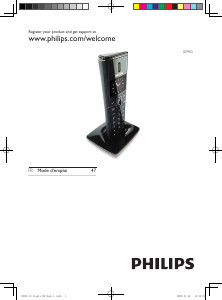 Mode d’emploi Philips ID9650B Téléphone sans fil