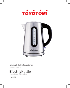 Manual de uso Toyotomi HV 2230 Hervidor