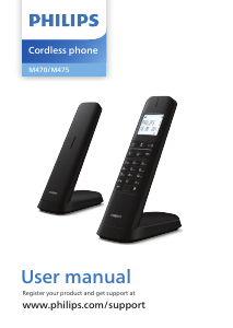 Manual Philips M4702B Wireless Phone