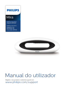 Manual Philips M5602WG Telefone sem fio