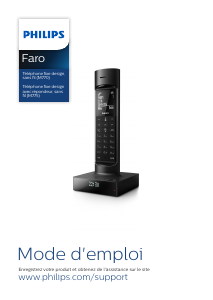 Mode d’emploi Philips M7751B Faro Téléphone sans fil