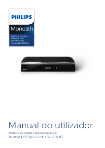 Manual Philips M9951B Monolith Telefone sem fio