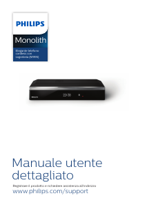 Manuale Philips M9951B Monolith Telefono senza fili