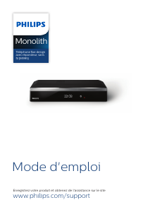 Mode d’emploi Philips M9951B Monolith Téléphone sans fil