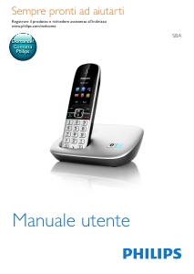 Manuale Philips S8A Telefono senza fili