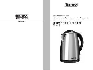 Manual de uso Thomas TH-5405I Hervidor