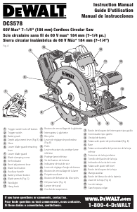 Manual de uso DeWalt DCS578X2 Sierra circular