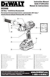 Handleiding DeWalt DCD998B Schroef-boormachine