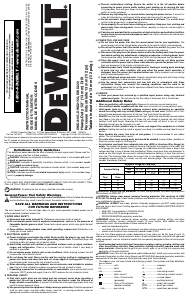 Manual DeWalt DWD220 Impact Drill