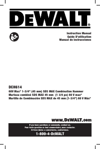 Manual DeWalt DCH614X2 Rotary Hammer