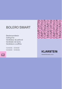 Manual Klarstein 10046082 Bolero Smart Fan