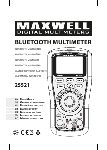 Manual Maxwell MX-25521 Multimeter