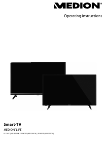 Manual Medion LIFE P13207 (MD 30018) LED Television
