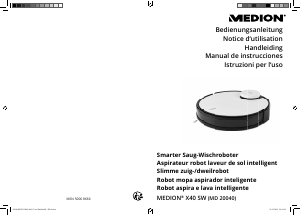 Manual de uso Medion X40 SW (MD 20040) Aspirador