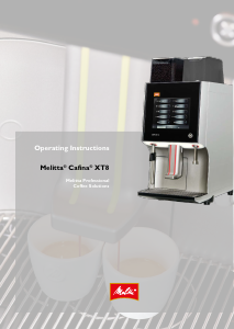 Manual Melitta Cafina XT8 Coffee Machine