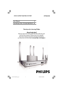 Manual Philips HTS3610K Home Theater System