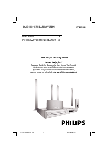 Manual Philips HTS5310K Home Theater System