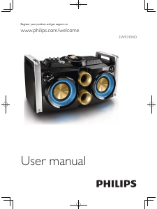 Manual Philips FWP3100D Stereo-set