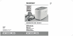 Handleiding SilverCrest IAN 345603 Broodbakmachine