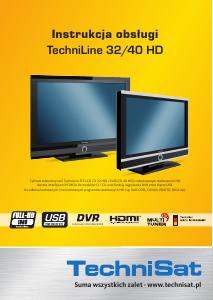 Instrukcja TechniSat TechniLine 32 HD Telewizor LED