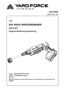 Bedienungsanleitung Yard Force LW C02A Hochdruckreiniger