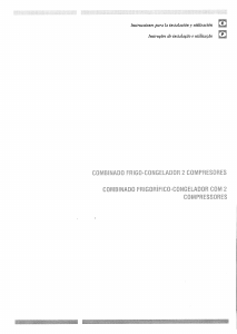 Manual de uso Thomson APOLLO4A Frigorífico combinado