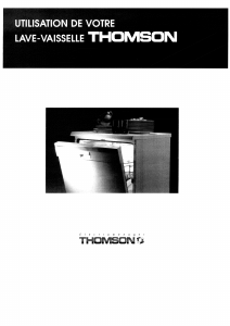 Mode d’emploi Thomson AQUA229 Lave-vaisselle