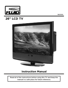 Handleiding Fluid 1602100 LCD televisie