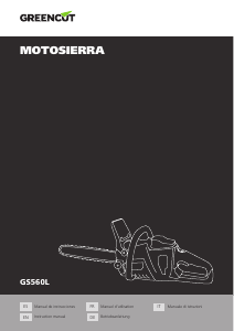 Manuale Greencut GS560L Motosega