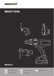Manual Greencut MH202-4 Multitool