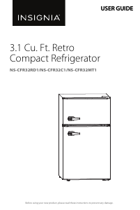 Manual Insignia NS-CFR32MT1 Fridge-Freezer