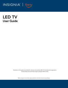 Manual Insignia NS-55F301NA22 LED Television