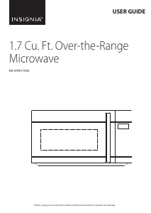 Manual Insignia NS-OTR17SS3 Microwave