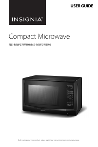 Manual Insignia NS-MW07BK0 Microwave