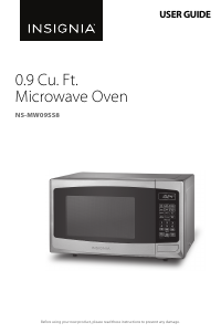 Manual Insignia NS-MW09SS8 Microwave