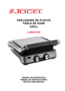 Manual Jocel JGR011732 Contact Grill