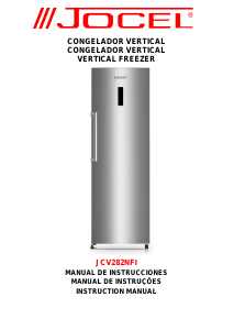 Manual de uso Jocel JCV282NFI Congelador