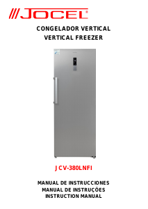 Manual Jocel JCV-380LNFI Freezer