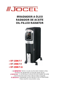 Manual Jocel DF-150A7-7 Heater