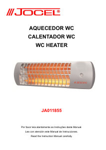 Manual de uso Jocel JA011855 Calefactor