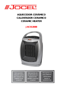 Manual de uso Jocel JAC013088 Calefactor