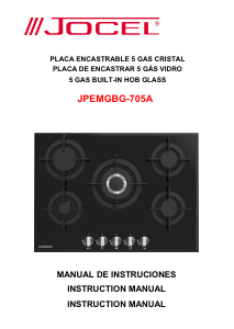 Manual Jocel JPEMGBG-705A Hob
