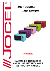 Manual de uso Jocel JMO001269 Microondas
