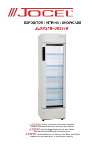 Manual de uso Jocel JEXP210-003379 Refrigerador