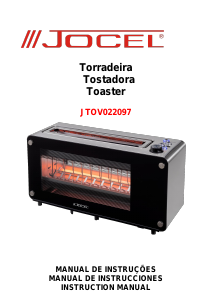 Manual Jocel JTOV022097 Torradeira
