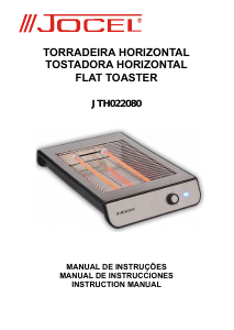 Manual Jocel JTH022080 Torradeira